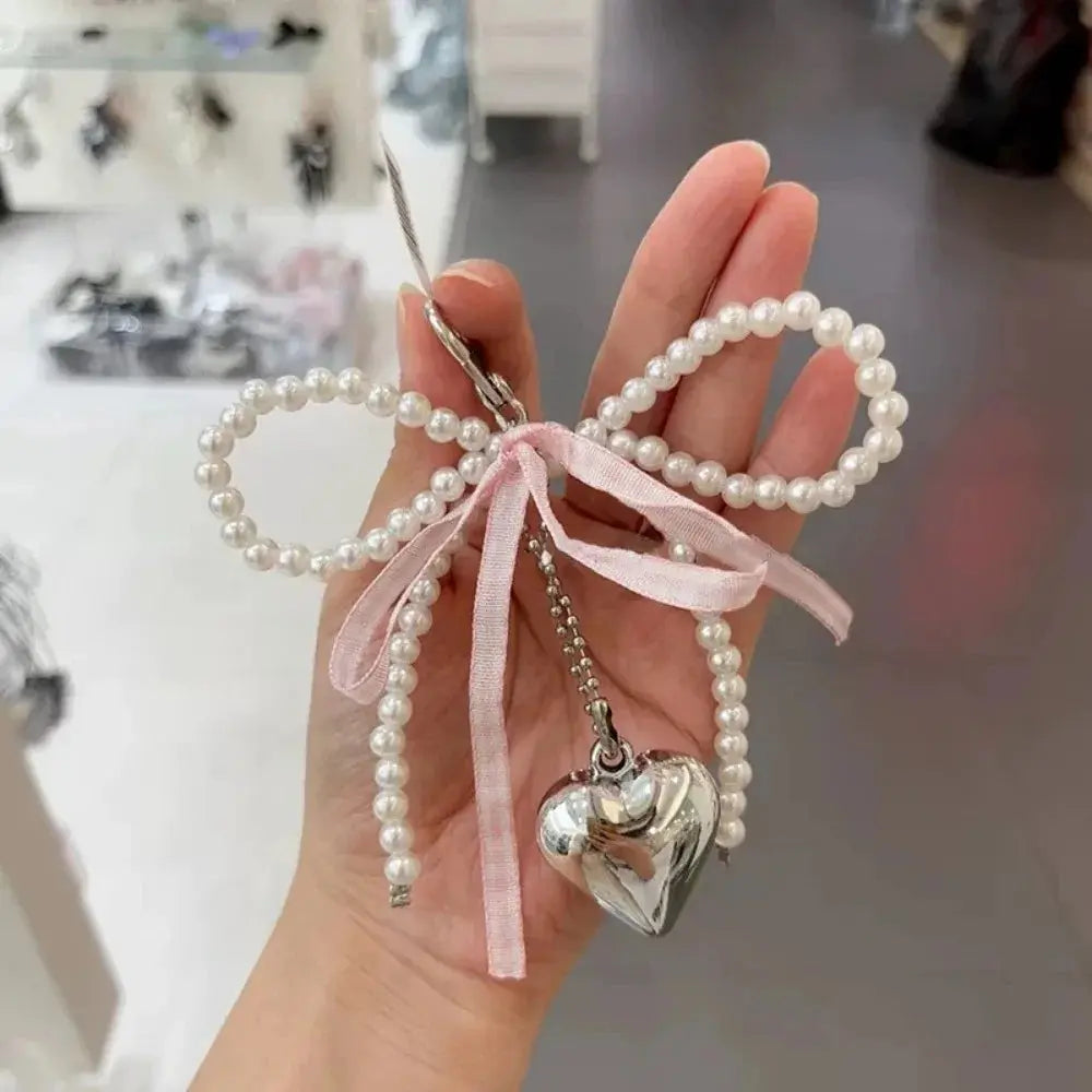 Accessoire de sac nœud à perle - StellaCharms
