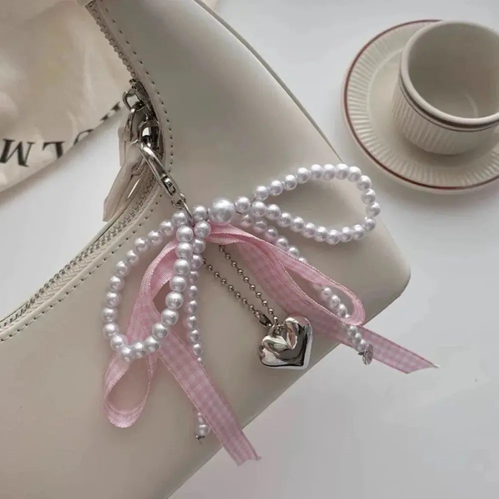 Accessoire de sac nœud à perle - StellaCharms